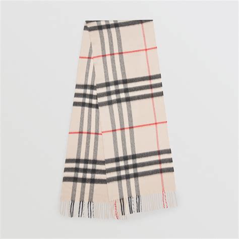 burberry giant check cashmere scarf stone|Burberry scarf 50 cashmere wool.